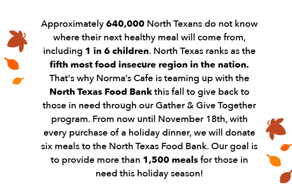 Norma's Cafe Newsletter