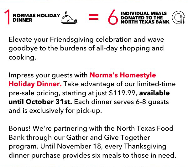 Norma's Cafe Newsletter