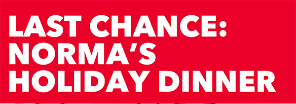 Norma's Cafe Newsletter