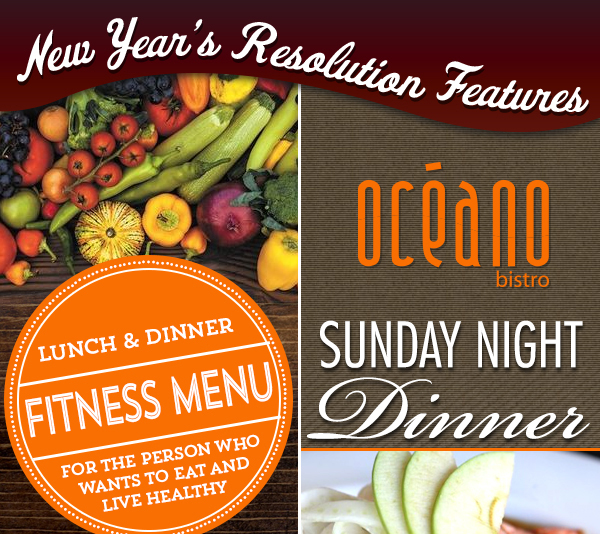 New Year's Resolution Features
							Lunch & Dinner Fitness Menu for the person who wants to eat and live healthy
							See image for full details