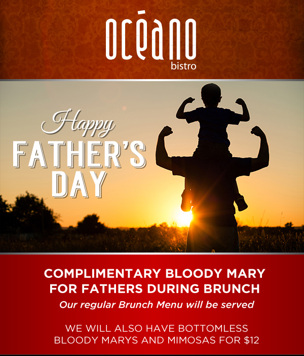Join us for Father's Day
							 See image for full details