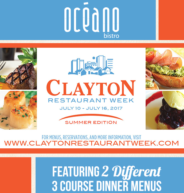 Clayton Restaurant Week
							 See image for full details