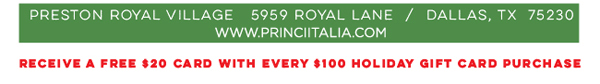 Preston Royal Village
							5959 Royal Lane, Dallas, Tx 75230