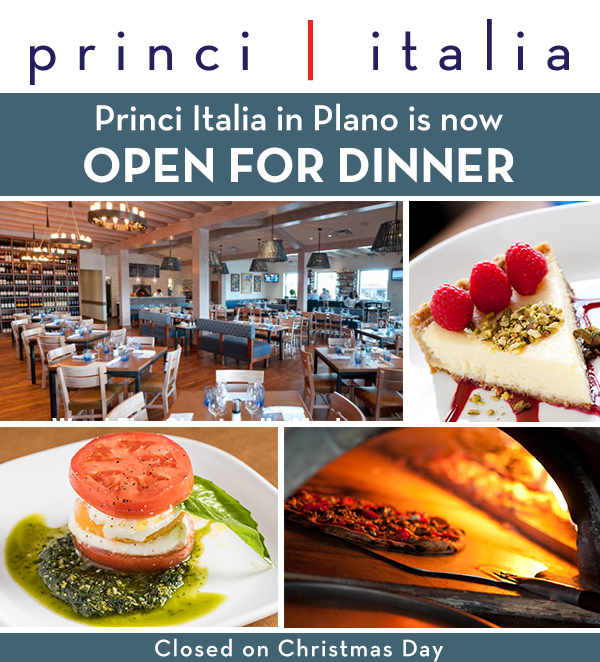 Open for Dinner
							 See image for full details