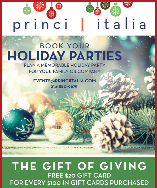 Book your holiday parties now!
							 See image for full details