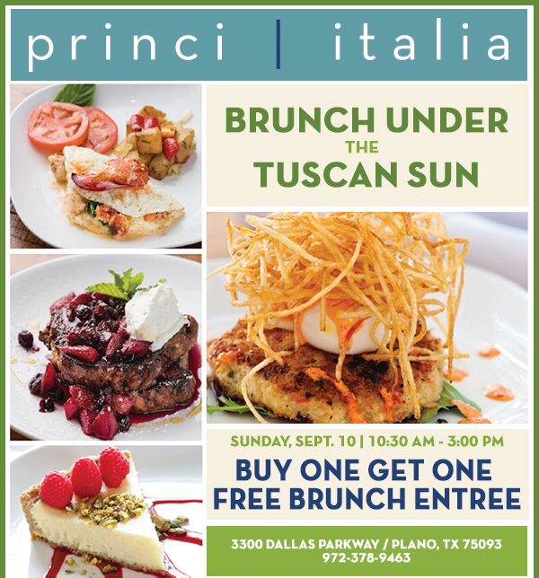 Brunch under the Tuscan Sun
							 See image for full details