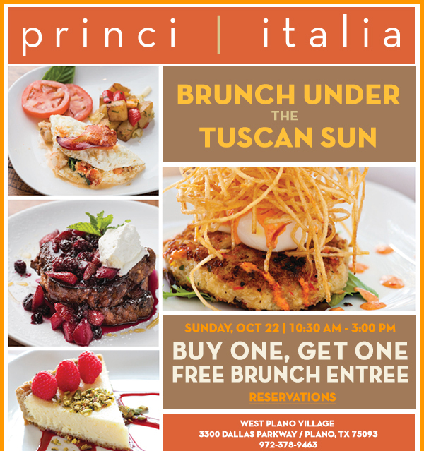 Brunch under the Tuscan Sun
							 See image for full details
