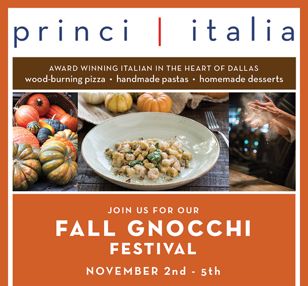Fall Gnocchi Festival
							 See image for full details