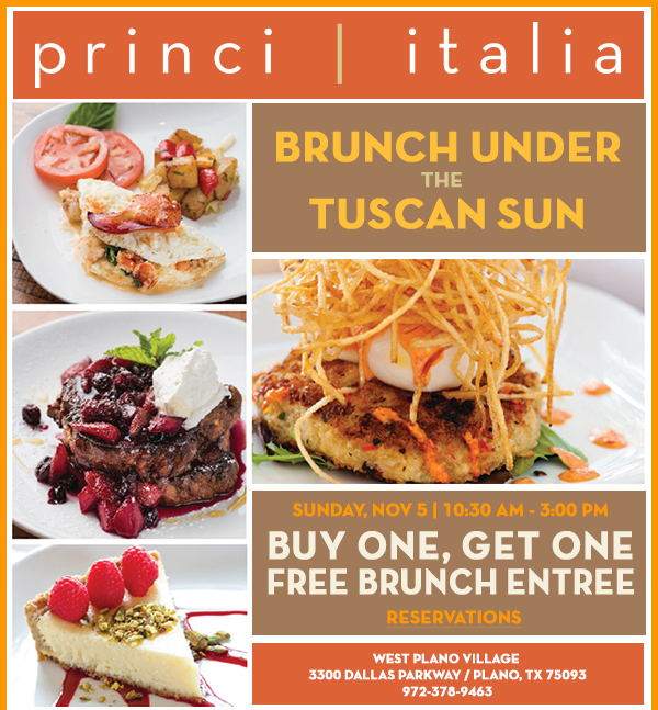 Brunch under the Tuscan Sun
							 See image for full details