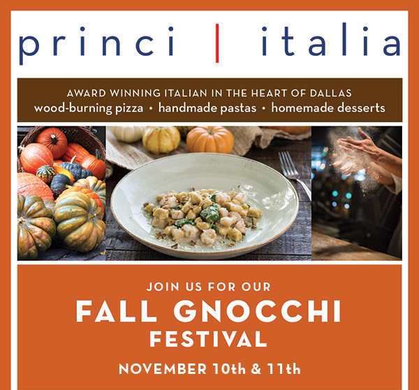 Fall Gnocchi Festival
							 See image for full details