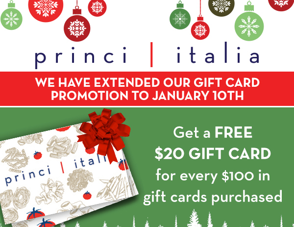 Don't forget the Gift Cards!
							 See image for full details