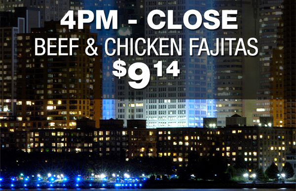 4pm - Close
							Beef & Chicken Flautas $9.11