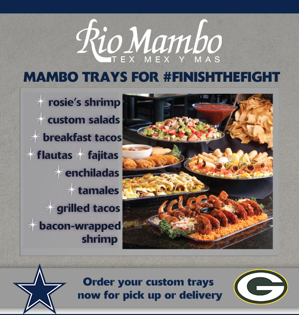 Mambo Trays for #finishthefight
							See image for full details