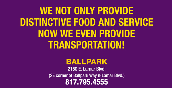 We not only provide distinctive food and service
							 now we even provide transportation!
							 See image for details