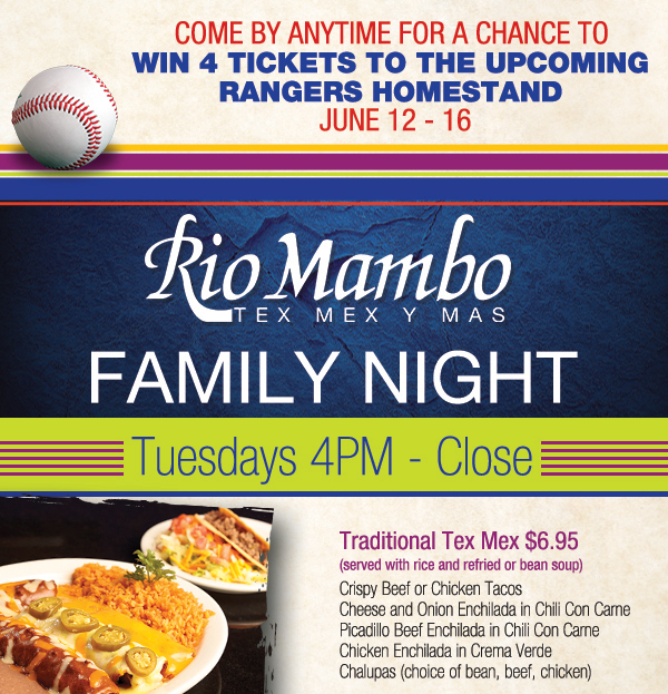 Join us for Family Night Tuesdays 4pm - close