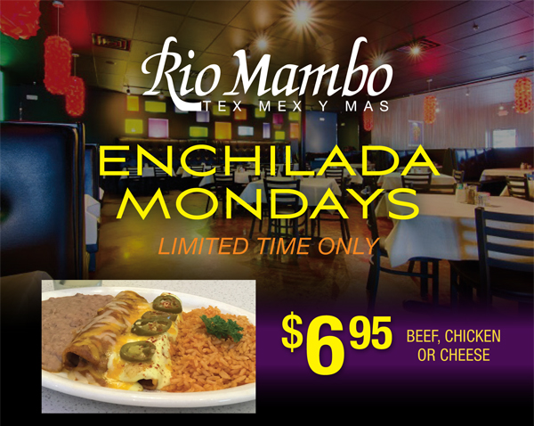 Enchilada Mondays
							 See image for details