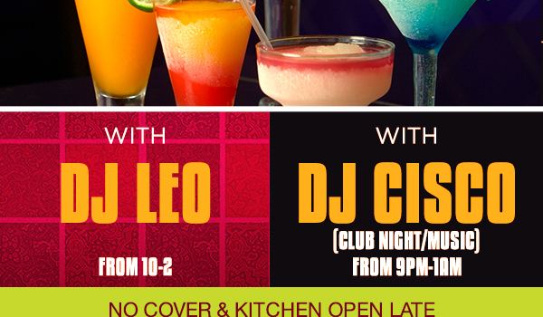 with DJ Leo
							 with DJ Cisco
							 See image for details