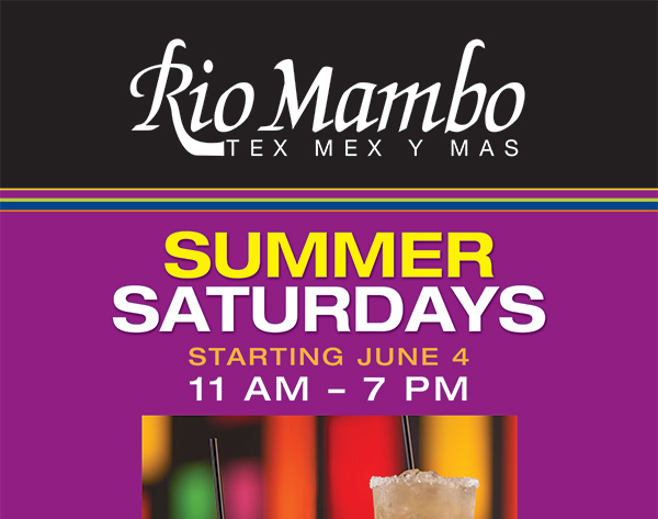 Summer Saturdays
							 Starting June 4
							 See image for details
