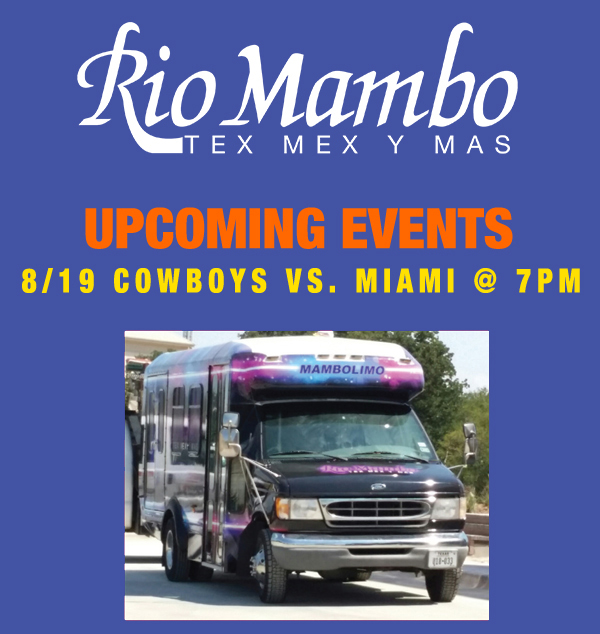 Upcoming Events
							 See image for details