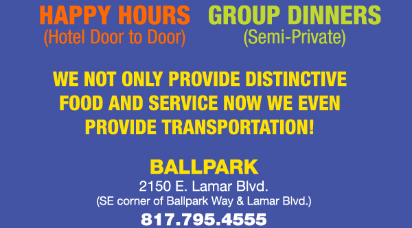 We not only provide distinctive food and service
							 now we even provide transportation!
							 See image for details