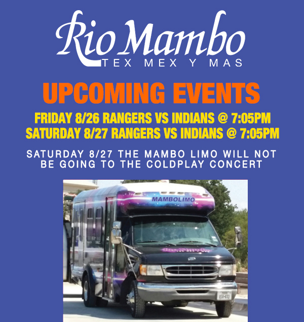 Upcoming Events
							 See image for details