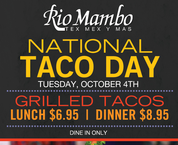 National Taco Day
							 See image for details