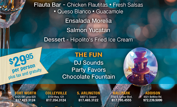 
							 Join us in ringing in the New Year Mambo Style
							 See image for details