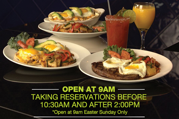 Open at 9am
							 Taking Reservations before 10:30am and after 2pm
							 See image for details
