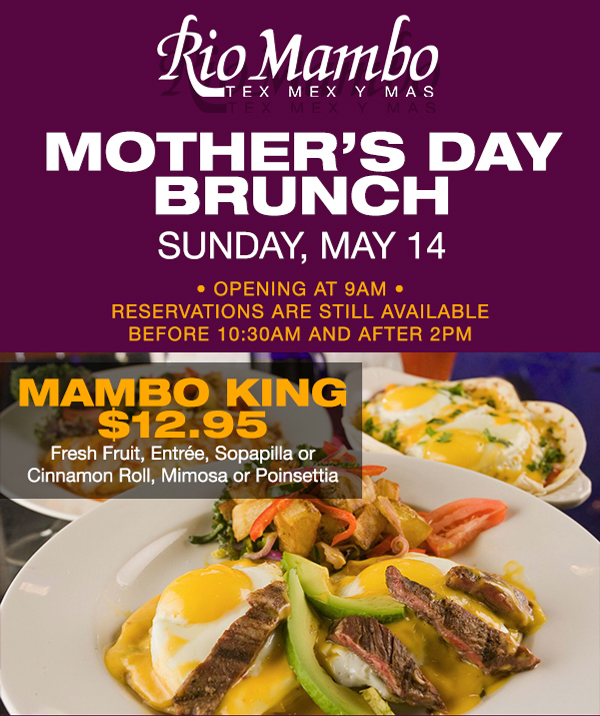 Mother's Day Brunch
							 See image for details