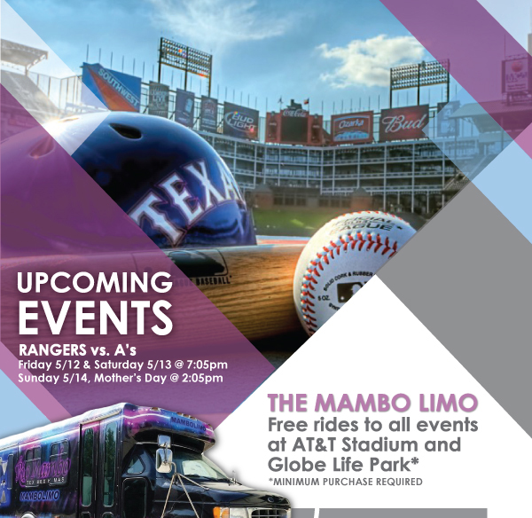 Upcoming Events
							 See image for details