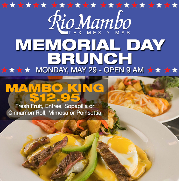Memorial Day Brunch
							 See image for details