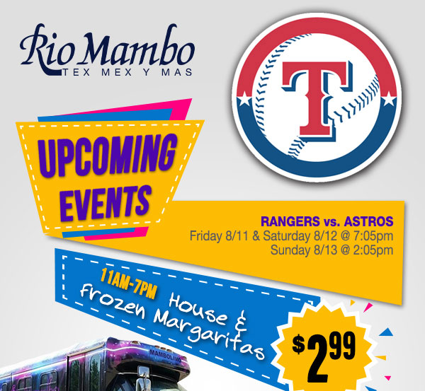 Upcoming Events
							 See image for details
