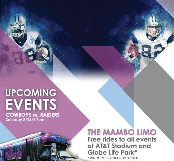 Upcoming Events
							 See image for details