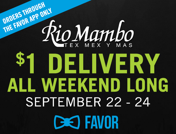 Delivery Special - All Weekend Long
							 See image for details