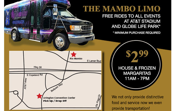 The Mambo Limo
							 See image for details