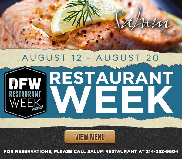 DFW Restaurant Week
							 View Menu
							 See image for details