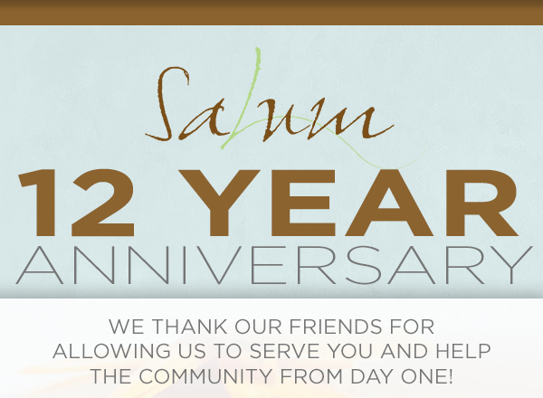 12 Year Anniversary
							 See image for details