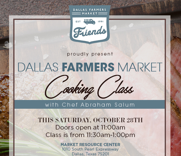 allas Farmer's Market Cooking Class
							 See image for details