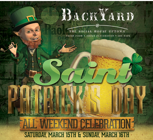 Social House

Saint Patrick's Day - All Weekend Celebration
Saturday, March 15th & Sunday, March 16th
