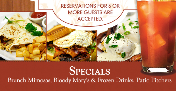 Reservations for 6 or more guests are accepted.
							 See image for full details