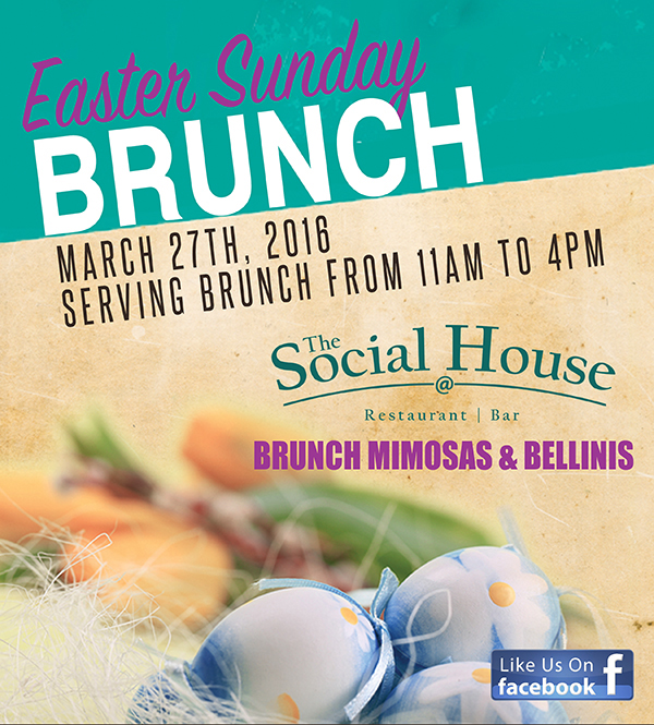 Easter Sunday Brunch
							 See image for full details