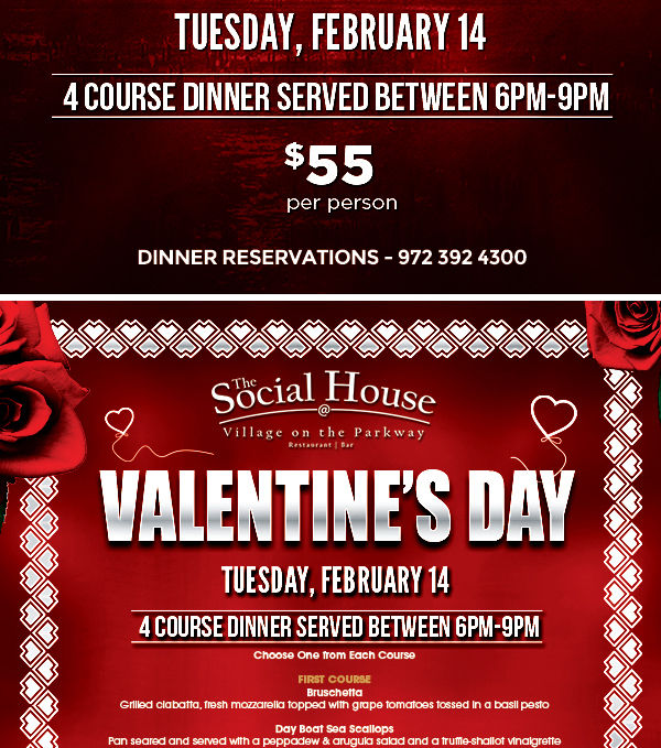 Valentine's Day
							 See image for full details