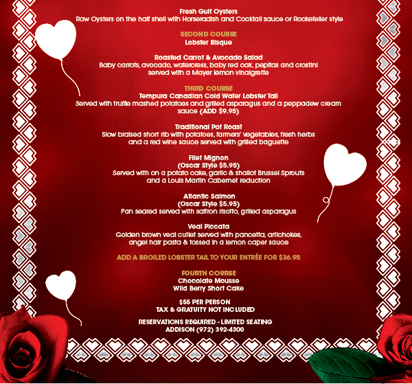 Valentine's Day
							 See image for full details
