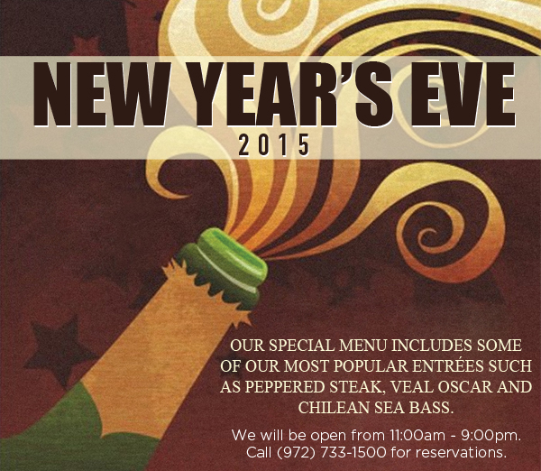 New Year's Eve 2015
							See image for full details