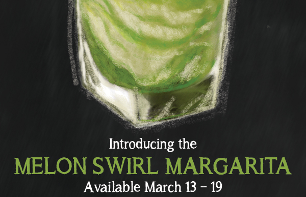 Introducing the Melon Swirl Margarita
							 See image for full details