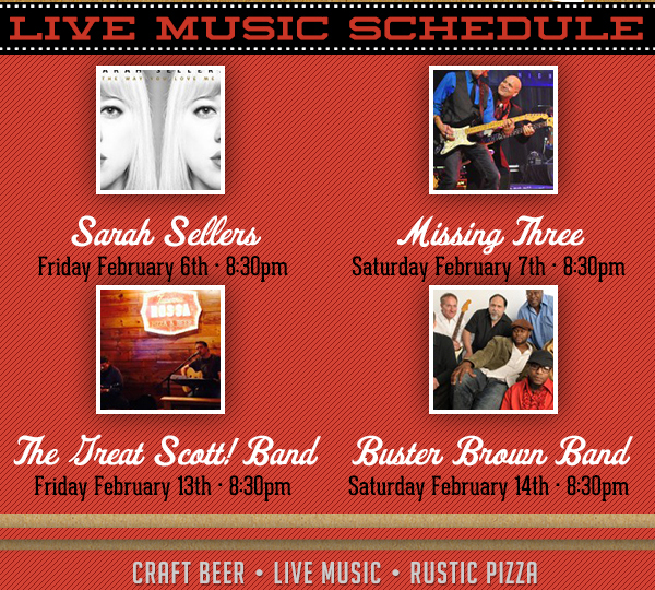 Live Music Schedule
							 See image for full details