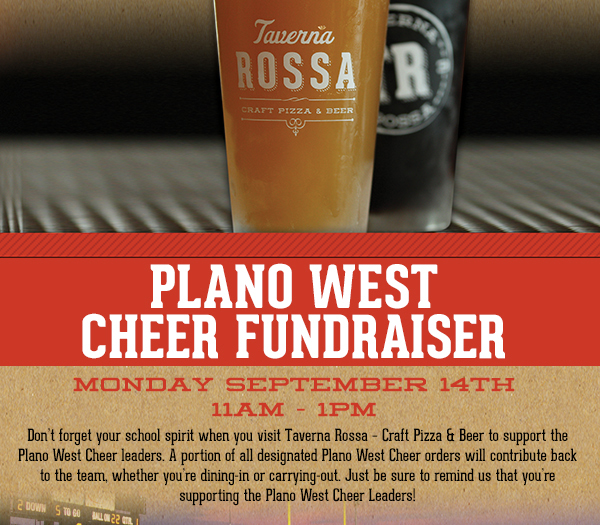 Plano West Cheer Fundraiser
							 See image for full details