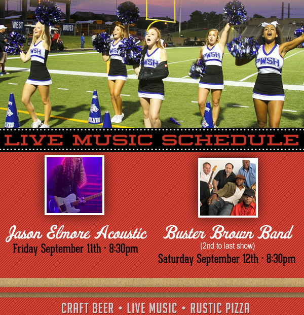 Live Music Schedule
							 See image for full details