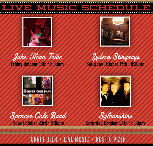 Live Music Schedule
							 See image for full details