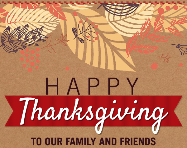 Happy Thanksgiving
							 See image for full details